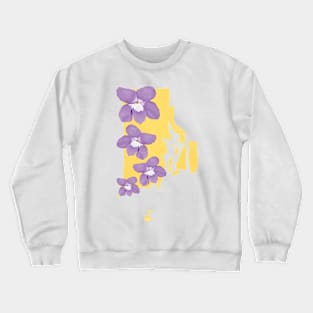 Rhode Island Violet Crewneck Sweatshirt